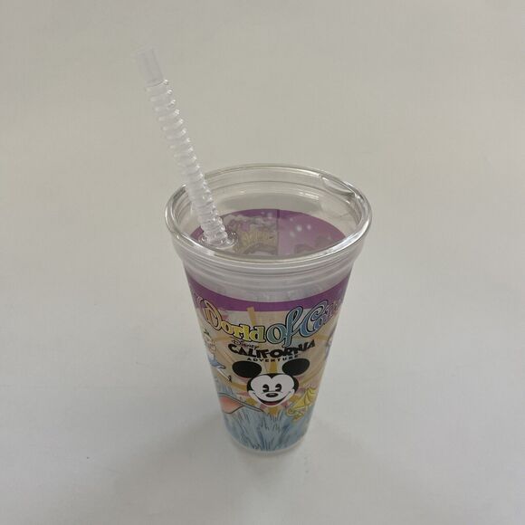 Walt Disney WORLD OF COLOR Cup Light Up Waves Tumbler California Adventure LOT 2 - Picture 6 of 14